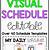visual daily schedule printable