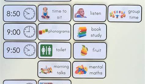 KS1 Visual Timetable - Visual Timetable, education, home school