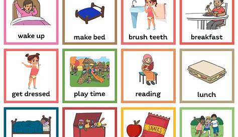 Visual timetables for all ages | Tes