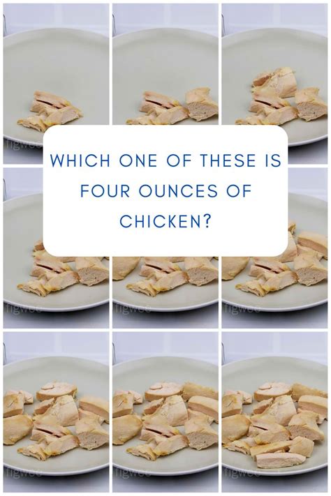 Visual 4 Oz Of Chicken