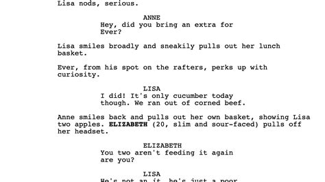 visual novel script example