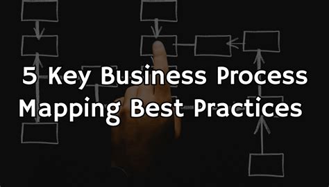 visual process mapping best practices