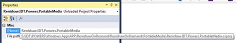 Visual Studio 2017 Rename Project Folder