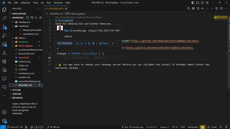 Visual Studio 2022 Gitlens