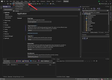 visual studio 2022 remove git repository