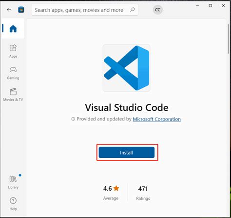 visual studio code app for windows 10