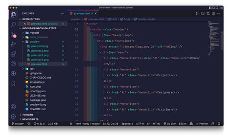 visual studio code auto indent xml