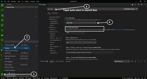 visual studio code automatic save