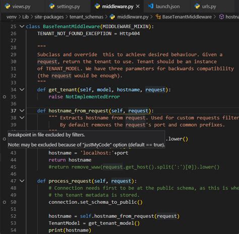 visual studio code breakpoint not working python