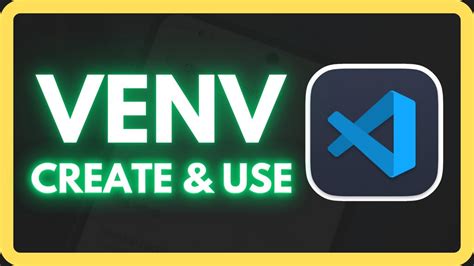 visual studio code create venv