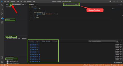 visual studio code debug js file
