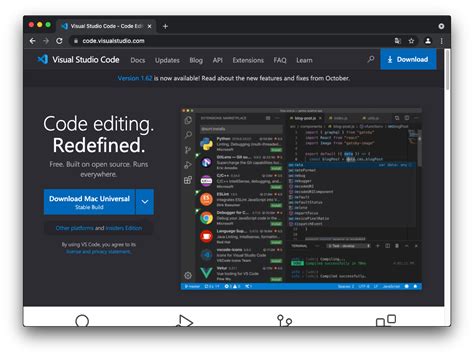 visual studio code for catalina