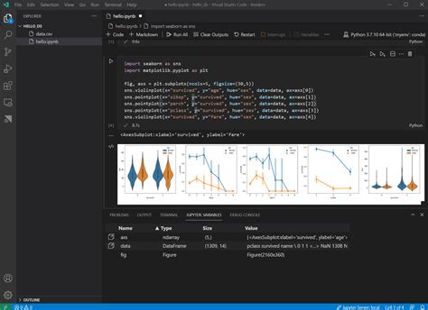 visual studio code for data science