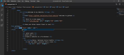 visual studio code html not working
