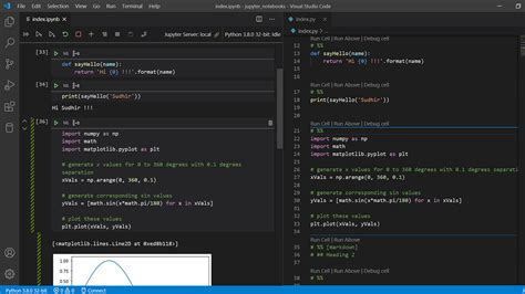Visual Studio Code Interactive Notebook