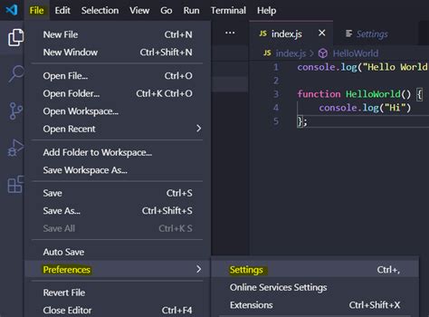 visual studio code js beautify