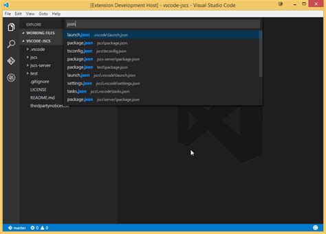 visual studio code list of open files