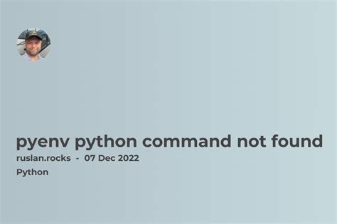 visual studio code mac python command not found