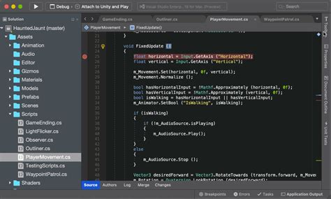 visual studio code or visual studio for unity