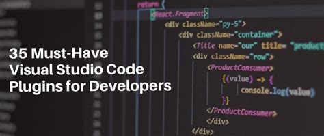 visual studio code plugins must have
