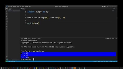 visual studio code python package not found
