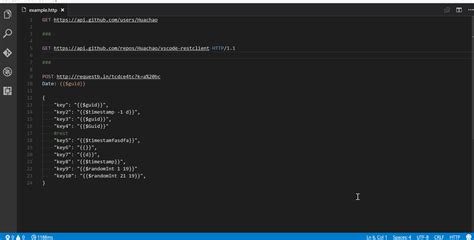 visual studio code rest