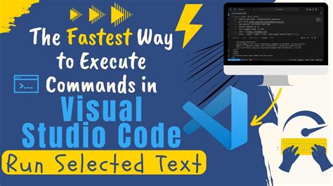 visual studio code run selected text