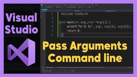 visual studio code run with command line arguments