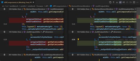 visual studio code save diff