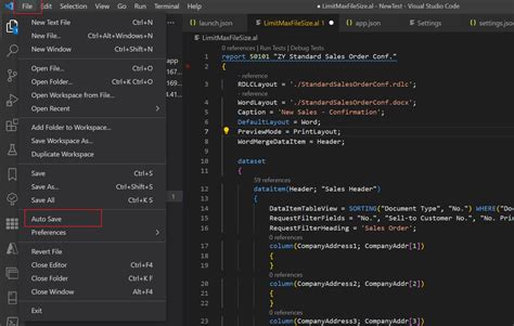 visual studio code turn on auto save