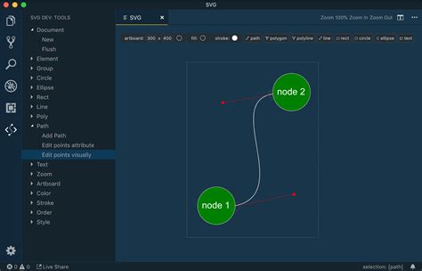 visual studio code view svg code