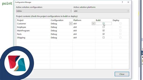 Visual Studio Configuration Manager Environment Variables