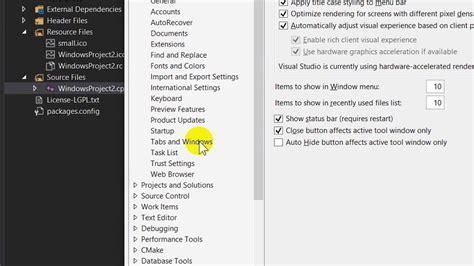 visual studio enable preview features