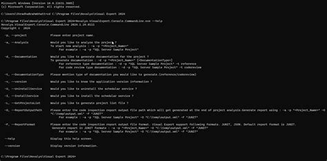 visual studio run code analysis from command line