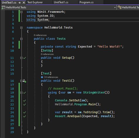 Visual Studio Test Method Parameters