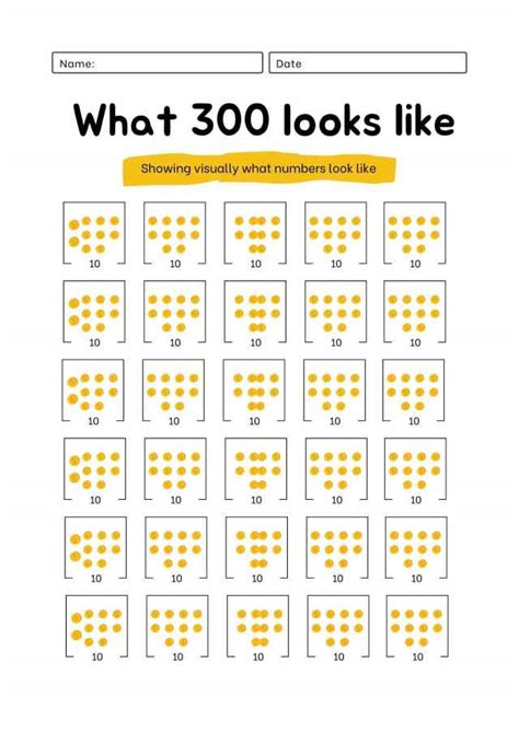 Visualisation Math Worksheet