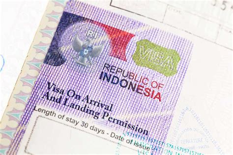 visum aanvragen voor indonesie