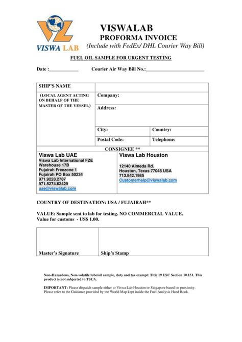 Viswa Lab Sampling Kit Request Form