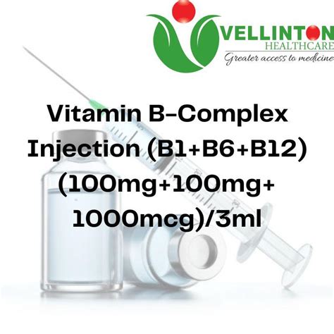 Vitamin B Complex Injection Cost