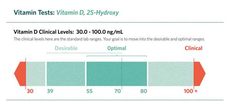 vitamin d 25 hydroxy blood test normal range