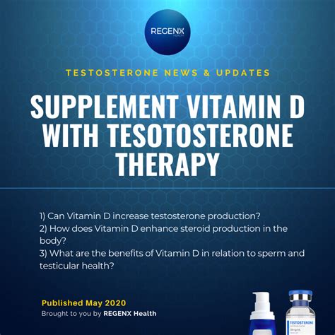 vitamin d for testosterone dosage