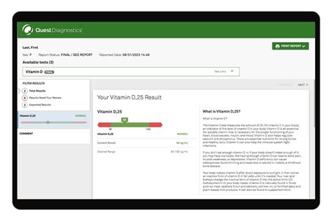 Vitamin D3 Test Quest Diagnostics