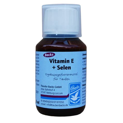 vitamin e + selen