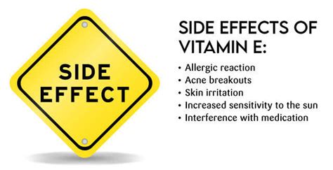 Vitamin E For Face Side Effects