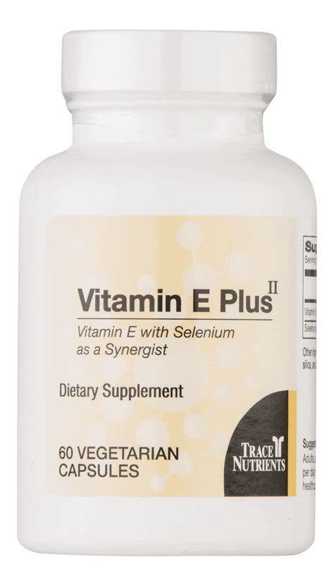 vitamin e plus selenium