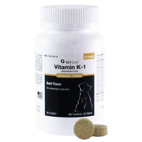 vitamin k1 50 mg for dogs