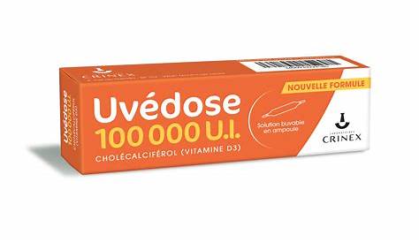 Vitamine D Ampoule Uvedose Cholécalfiférol Mylan 100000 U.I. Carence En
