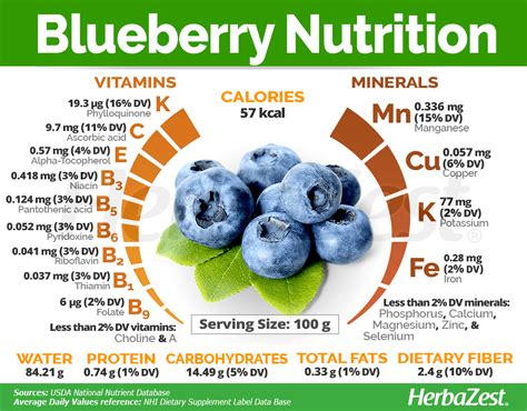Vitamins In Blueberry