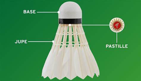 Volant De Badminton En Plastique PSC 100 X 3 - Blanc/Gris/Orange Perfly