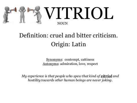 vitriolic definition and examples